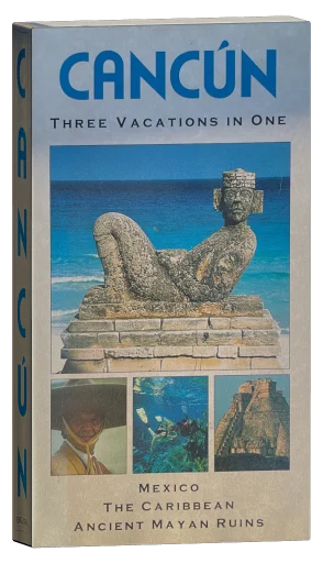 Cancún: Three Vacations In One - Mexico, The Caribbean, Ancient Mayan Ruins VHS cover