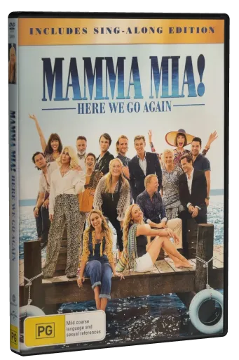 Mamma Mia! Here We Go Again DVD, Universal Studios Home Video