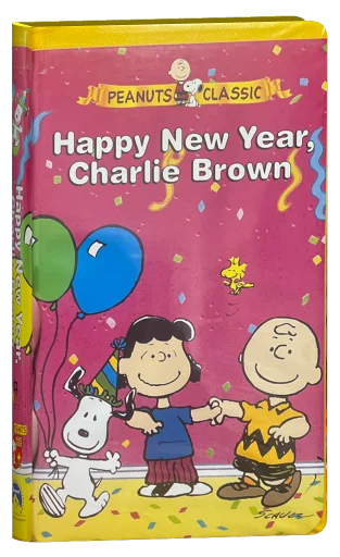 Happy New Year, Charlie Brown VHS, Paramount Home Video