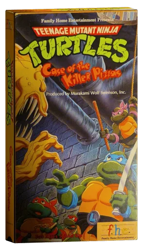 Teenage Mutant Ninja Turtles VHS, Family Home Entertainment