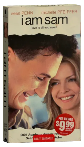 I Am Sam VHS, New Line Home Entertainment