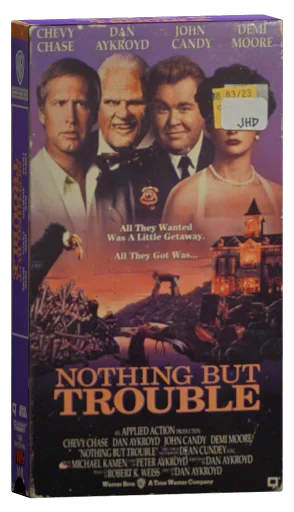 Nothing But Trouble VHS, Warner Home Video