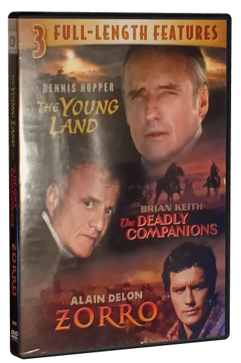 The Young Land / The Deadly Companions / Zorro DVD cover