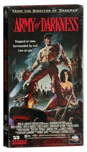 Army of Darkness VHS, MCA Universal Home Video