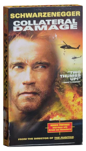 Collateral Damage VHS, Warner Home Video