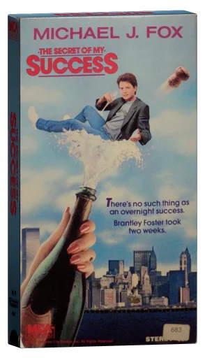 The Secret of My Success VHS, MCA Home Video