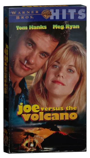 Joe Versus the Volcano VHS, Warner Bros.