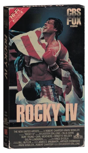 Rocky IV VHS, CBS/FOX Video