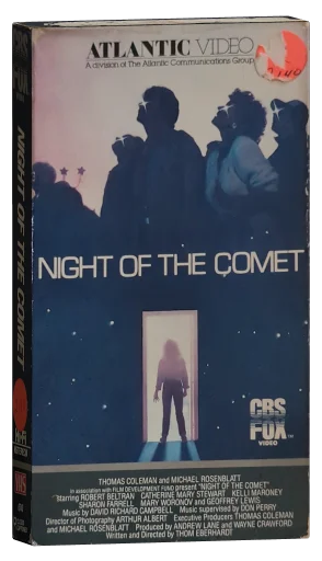 Night of the Comet VHS, CBS/FOX Video
