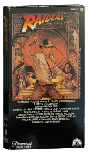 Raiders of the Lost Ark VHS, Paramount Home Video
