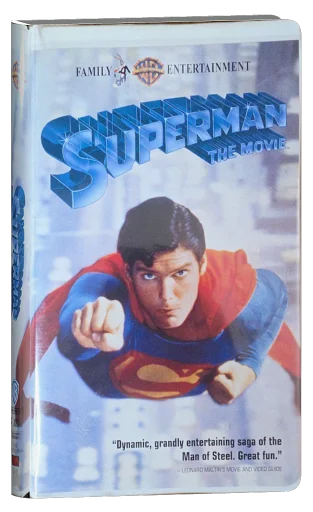 Superman: The Movie VHS cover