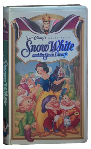 Snow White and the Seven Dwarfs VHS, Buena Vista Home Video