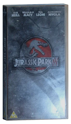 Jurassic Park III VHS, Universal