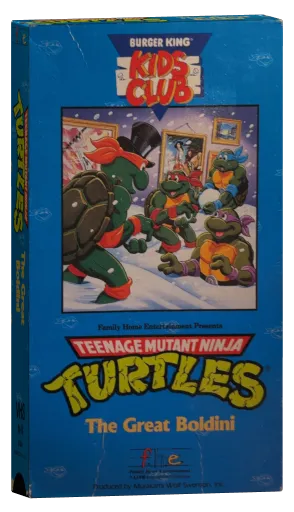 Teenage Mutant Ninja Turtles VHS, Family Home Entertainment