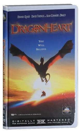 DragonHeart VHS, MCA Universal Home Video