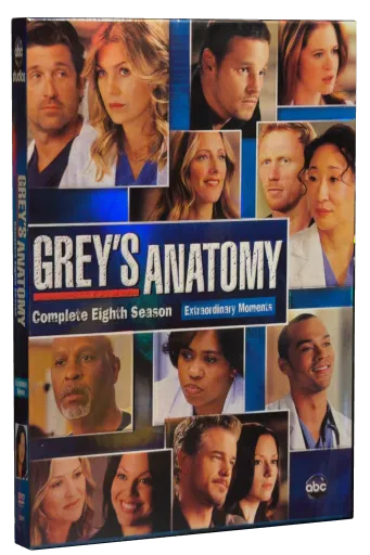 Grey's Anatomy Season 8 DVD cover