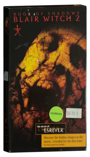 Book of Shadows: Blair Witch 2 VHS, Artisan Home Entertainment