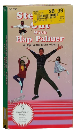 Stepping Out With Hap Palmer VHS cover