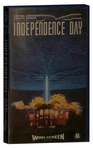 Independence Day VHS, 20th Century Fox Home Entertainment