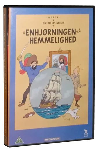 Tintins Oplevelser DVD cover