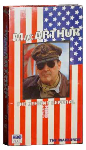 MacArthur: The Defiant General VHS cover