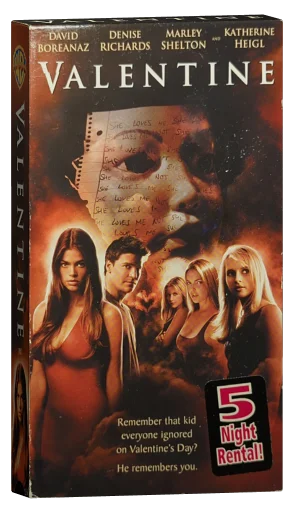 Valentine VHS, Warner Home Video