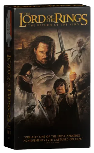 The Lord of the Rings: The Return of the King VHS, New Line Home Entertainment