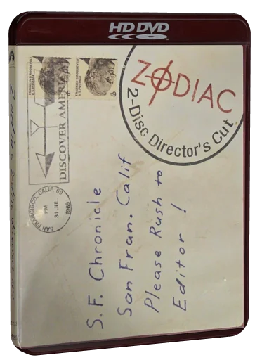 Zodiac HD-DVD, Paramount Pictures Home Entertainment