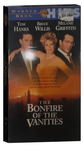 The Bonfire of the Vanities VHS, Warner Bros. Pictures