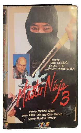 The Master Ninja 3 VHS cover