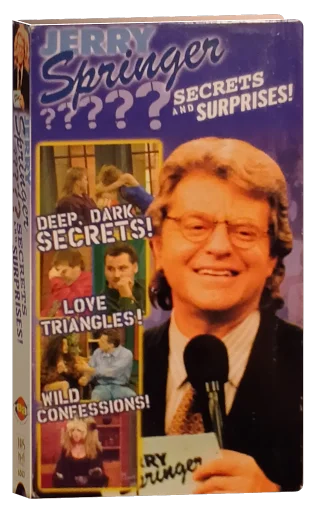 Jerry Springer: Secrets and Surprises! VHS, Real Entertainment