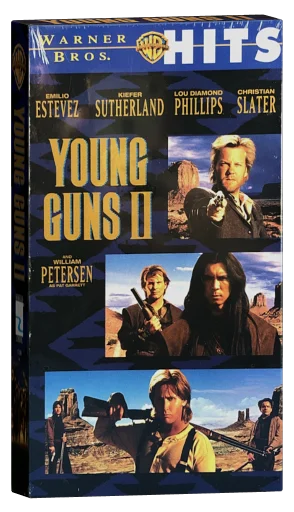 Young Guns II VHS, Warner Bros. Home Entertainment