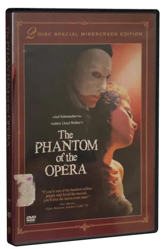 The Phantom of the Opera DVD, Warner Home Video