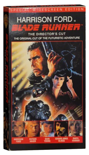 Blade Runner VHS, Warner Home Video