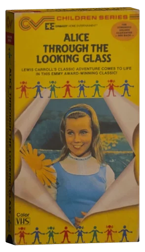 Alice Through the Looking Glass VHS cover