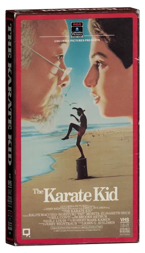 The Karate Kid VHS, RCA/Columbia Pictures Home Video