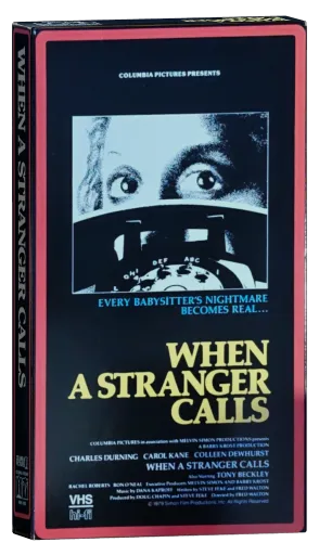 When a Stranger Calls VHS, Columbia TriStar Home Video