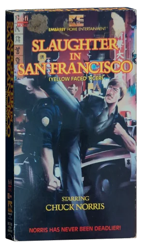 Karate Cop aka Slaughter in San Francisco VHS, Embassy Home Entertainment