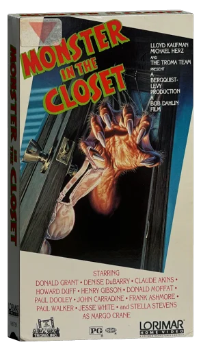 Monster in the Closet VHS, Lorimar Home Video