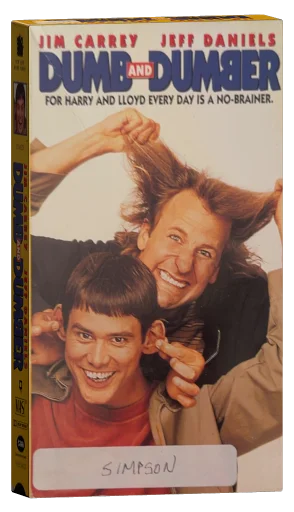 Dumb and Dumber VHS, New Line Home Video
