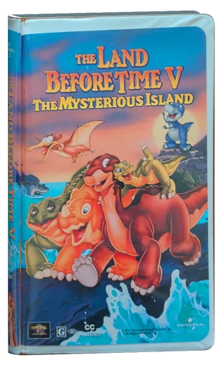 The Land Before Time V: The Mysterious Island VHS cover