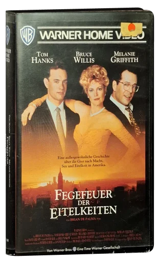 The Bonfire of the Vanities VHS cover