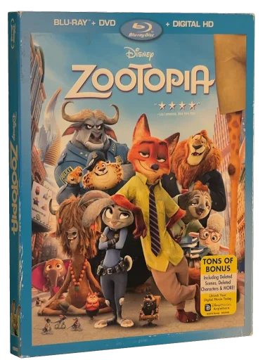 Zootopia Blu-ray, Disney