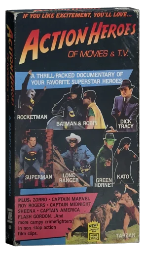 Action Heroes of Movies & T.V. VHS cover