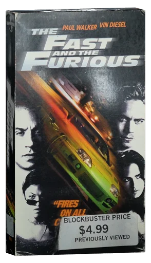 The Fast and the Furious VHS, Universal