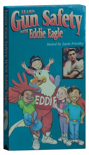 Learn Gun Safety with Eddie Eagle VHS cover
