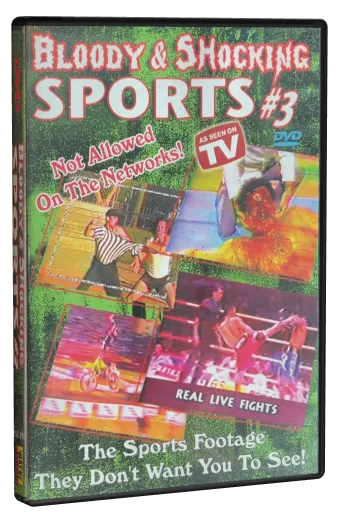 Bloody & Shocking Sports 3 DVD cover