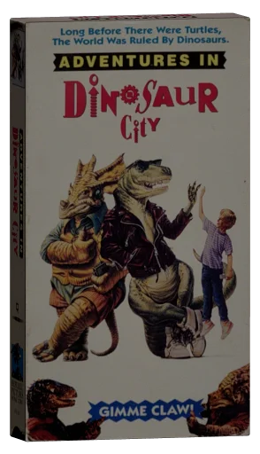 Adventures in Dinosaur City VHS, Republic Pictures Home Video