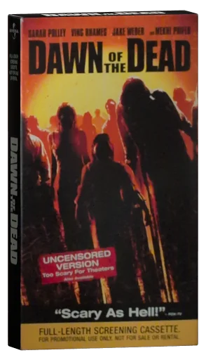 Dawn of the Dead VHS, Universal