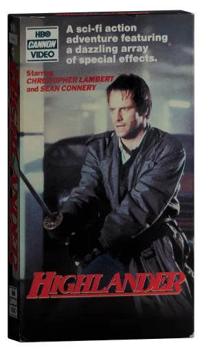 Highlander VHS, HBO Cannon Video